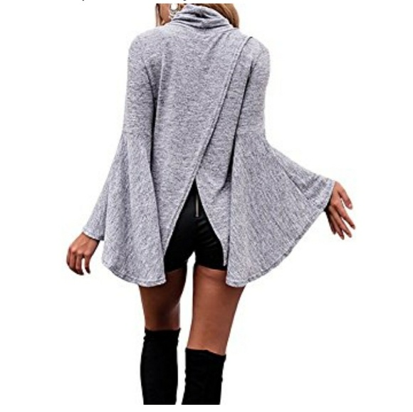 Bell sleeve turtle neck - Picture 2 of 2